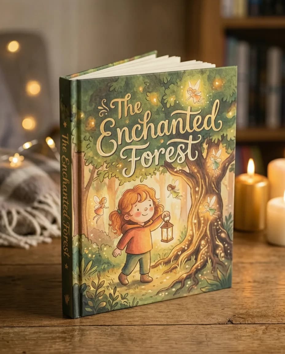The Enchanted Forest — the girl edition of the printed hardcover