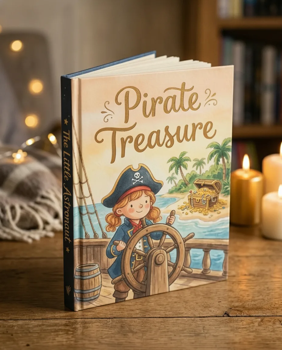 Captain your child's Treasure — the printed hardcover