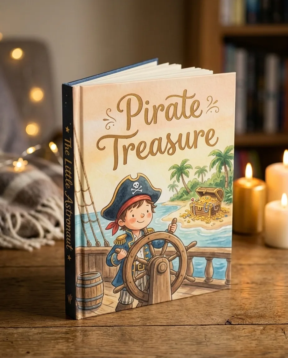 Captain your child's Treasure — the printed hardcover
