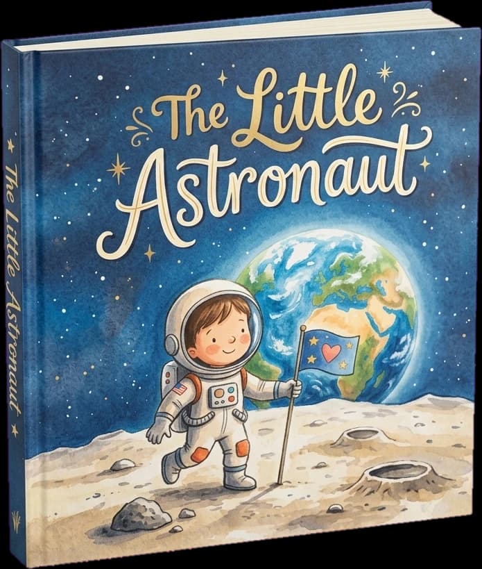 The Little Astronaut — the printed hardcover