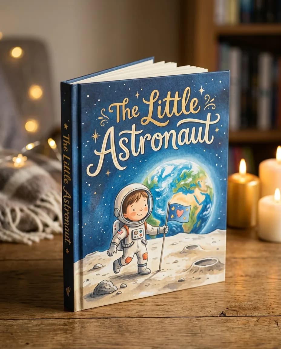 your child the Astronaut — the printed hardcover